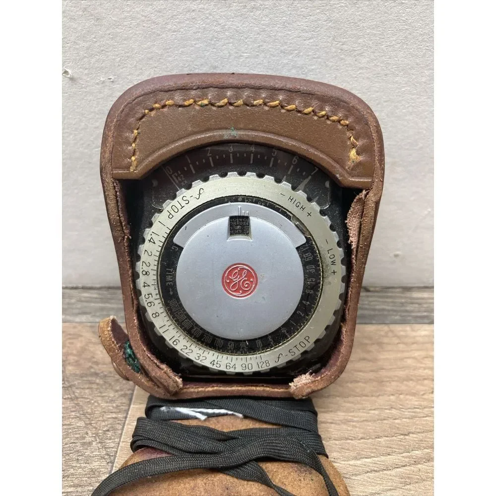 Exposure Meter General Electric Type PR-1‎ w/ Leather Case